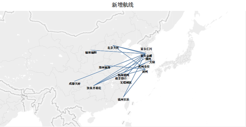 疫情前后中韩航线观察