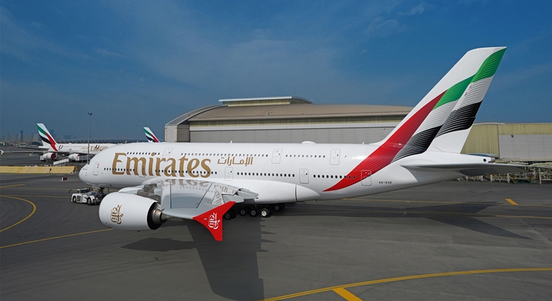阿联酋航空(emirates)今日推出其全新机队涂装.