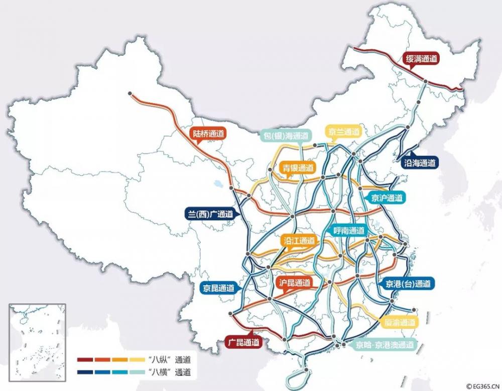 高铁八纵八横线路简图,八纵八横高铁线路图,高铁八纵八横线路(第9页)_大山谷图库
